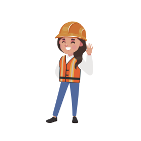 female construction worker